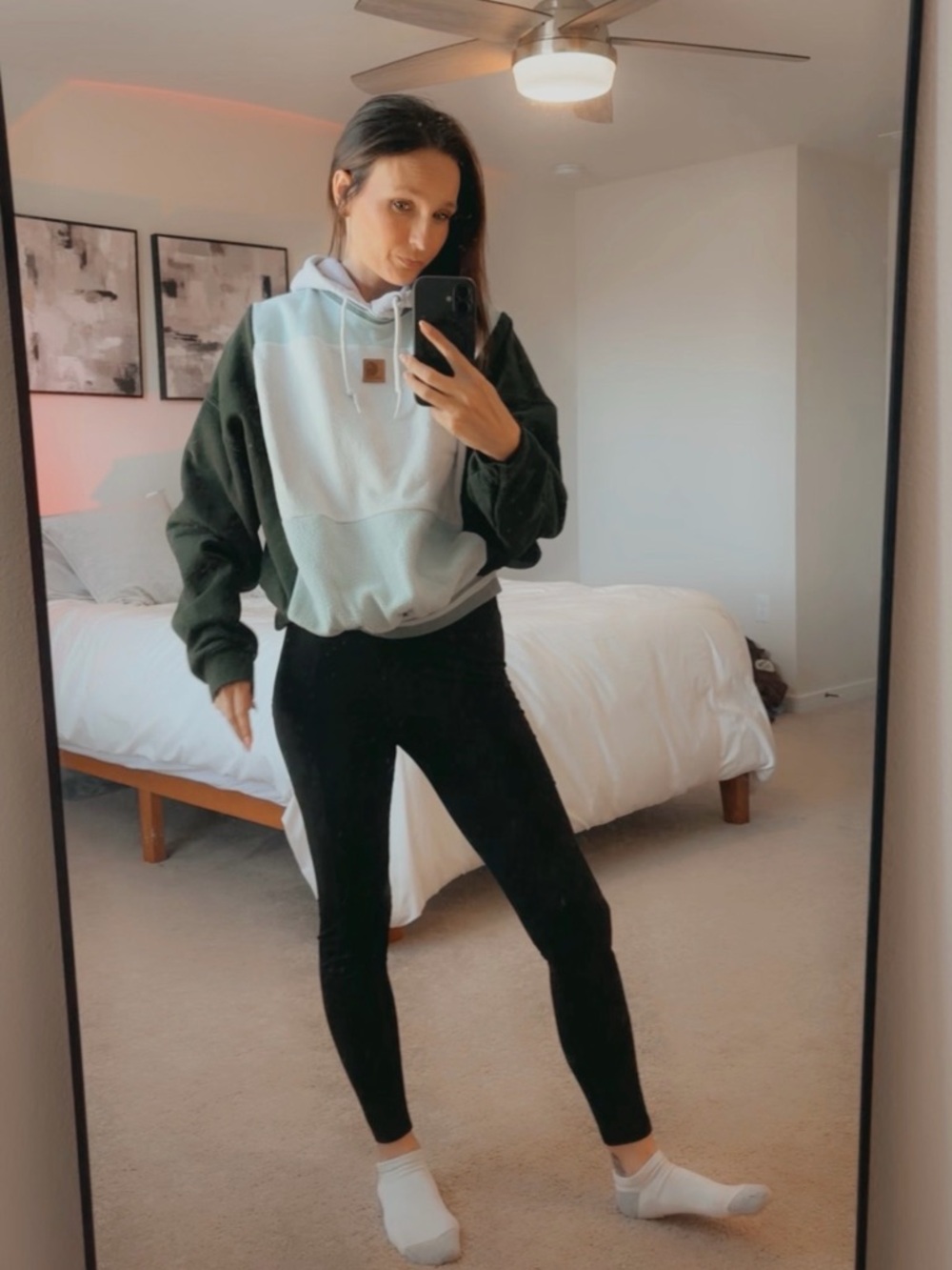 Colorblock Hoodie Sweatshirt